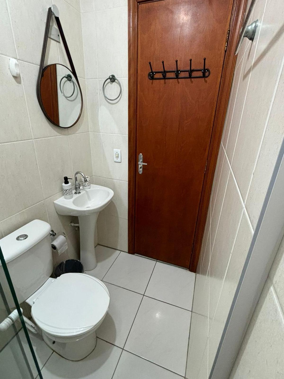 Lindo Apto 300M Praia Da Ocian E Centro - Vista Mar- Varanda Sacada - Wi-Fi 300 Mbps - Vaga De Garagem - Acomoda Ate 6 Pessoas Appartement Praia Grande  Buitenkant foto